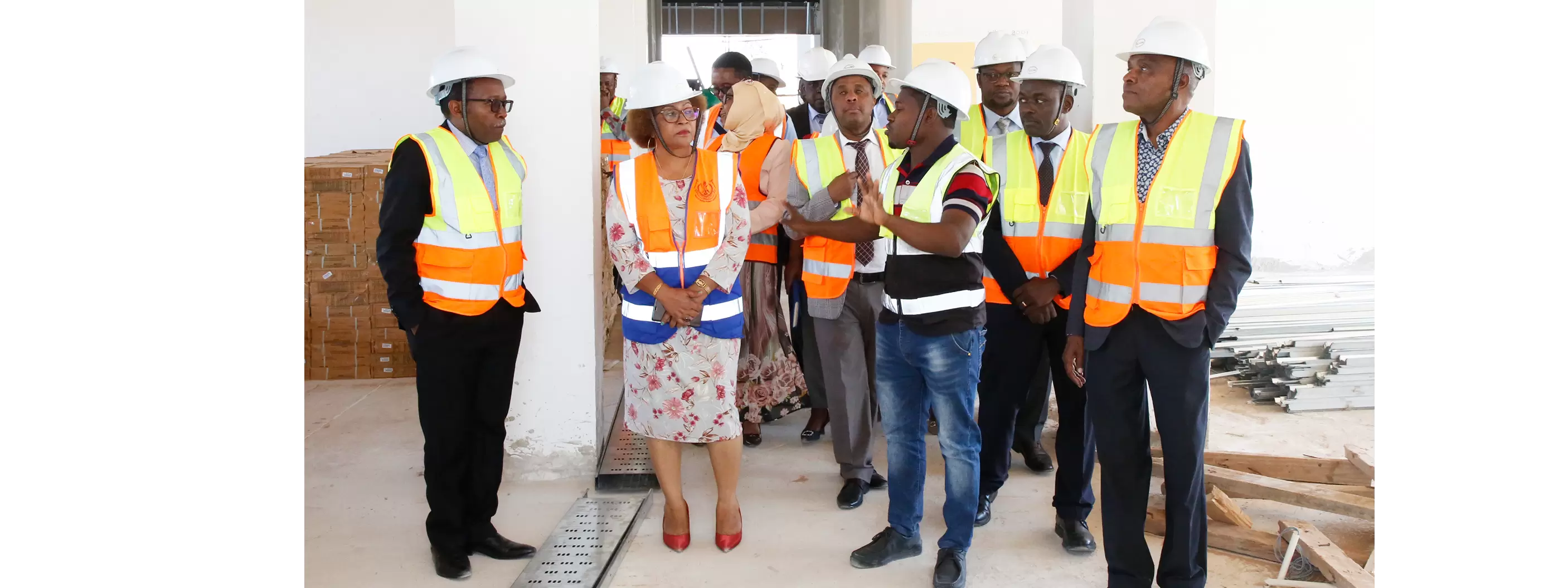 Wajumbe wa Bodi ya Wakurugenzi ya Mamlaka ya Serikali Mtandao (e-GA), wafanya ukaguzi wa ujenzi wa Makao Makuu ya Ofisi za e-GA eneo la Mtumba jijini Dodoma.