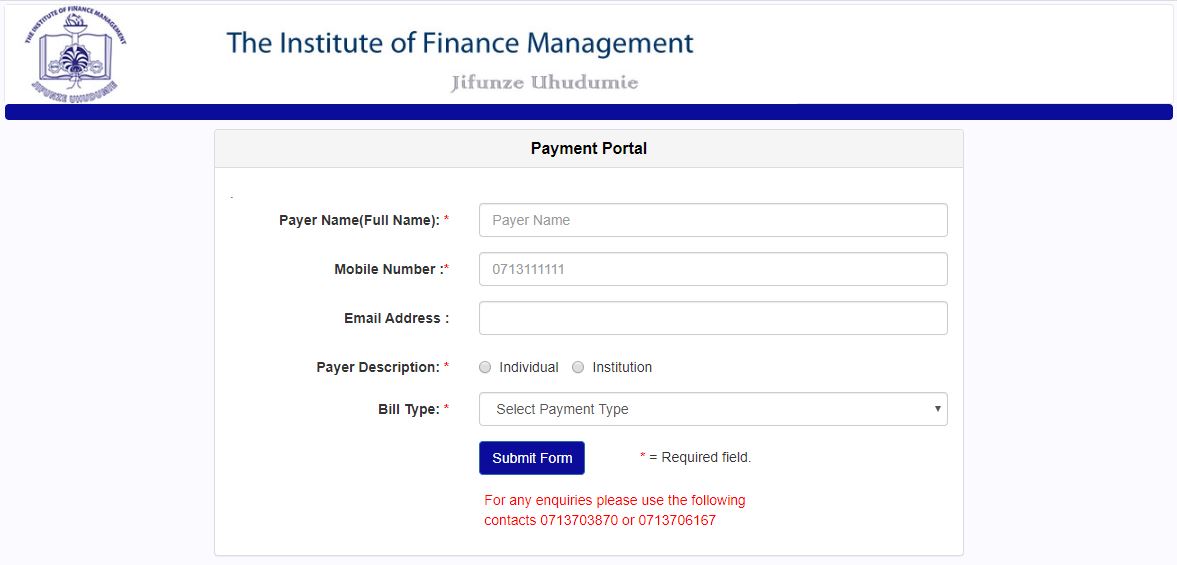 https://ems.ifm.ac.tz/public/payment-portal