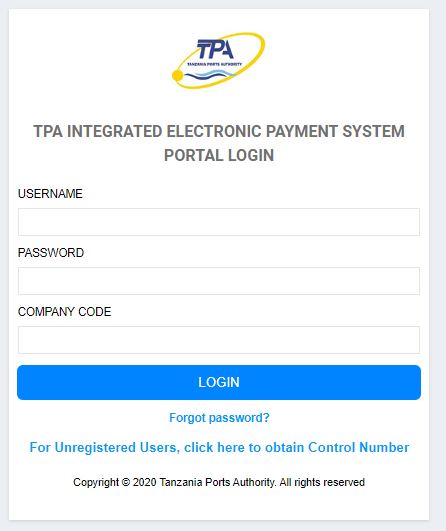https://tepp.ports.go.tz/login